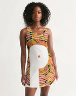 Load image into Gallery viewer, Polaris Women&#39;s Racerback Dress-Orange Flowers
