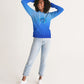 LUX-2 Women's Hoodie-Blue Gradient