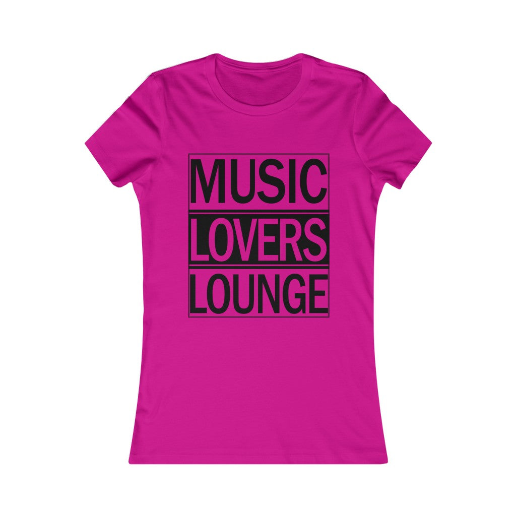 M.L.L.-Women's Favorite Tee- Black Logo