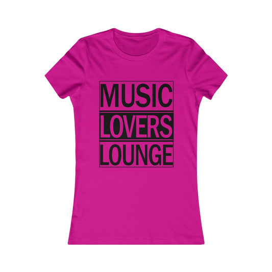 M.L.L.-Women's Favorite Tee- Black Logo