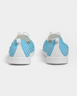 Load image into Gallery viewer, Women&#39;s Lace Up Flyknit Shoe- Light Blue

