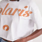 Polaris Women's Lounge Cropped Tee- Orange Gradient