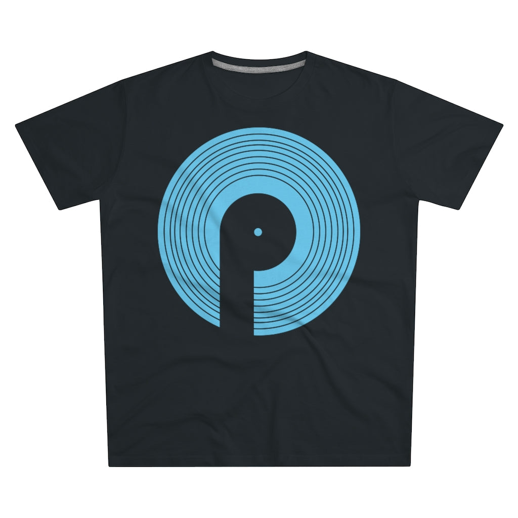 Polaris Men's Modern-fit Tee- Light Blue Logo