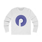 Polaris Men's Long Sleeve Crew Tee - Blue Logo