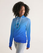 Load image into Gallery viewer, LUX-2 Women&#39;s Hoodie-Blue Gradient
