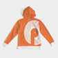 Lux Men's Hoodie- Red Orange
