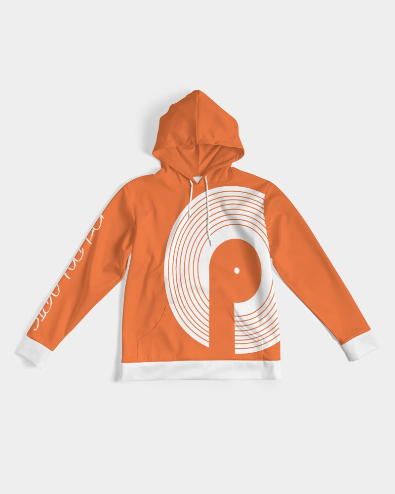 Lux Men's Hoodie- Red Orange