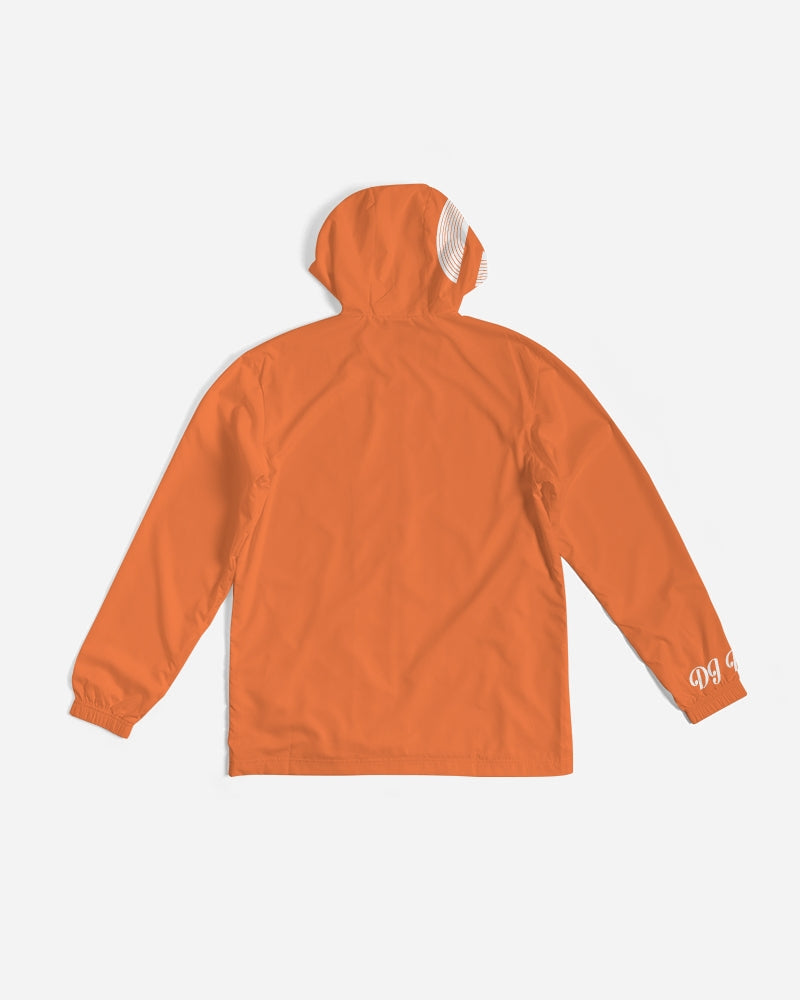 Red Orange Men's Windbreaker