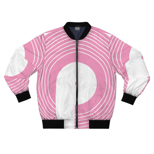 Polaris AOP Unisex Bomber Jacket- Pink Logo