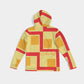 Lux Men's Hoodie- Yellow Squares