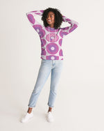 Load image into Gallery viewer, Lux-3 Women&#39;s Hoodie- Pink Circles

