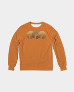 Load image into Gallery viewer, 3P&#39;S Men&#39;s Classic French Terry Crewneck Pullover-Orange Chocolate
