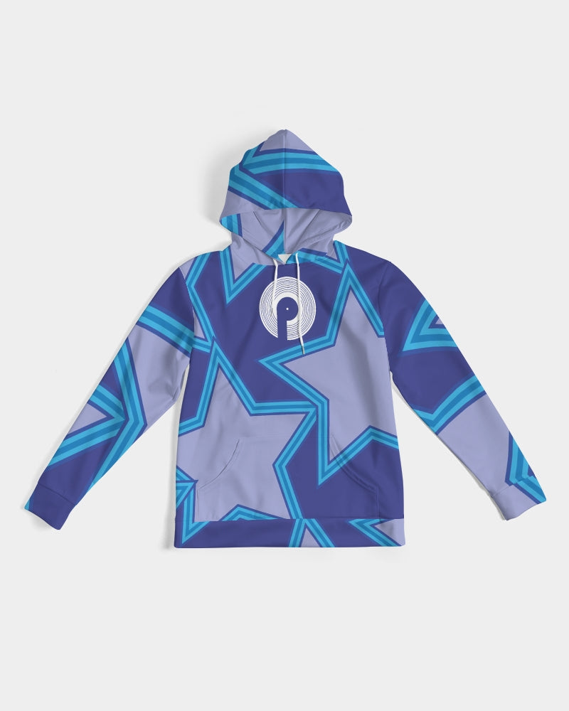 Lux Men's Hoodie- Blue Stars