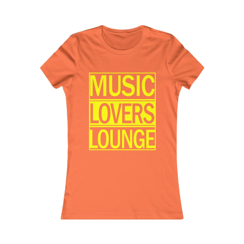 M.L.L.- Women's Favorite Tee- Yellow Logo