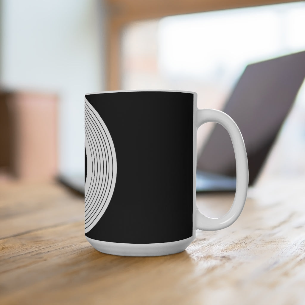 Polaris Mug 15oz - Black/White