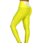 Polaris High Waisted Yoga Leggings- Lemonade