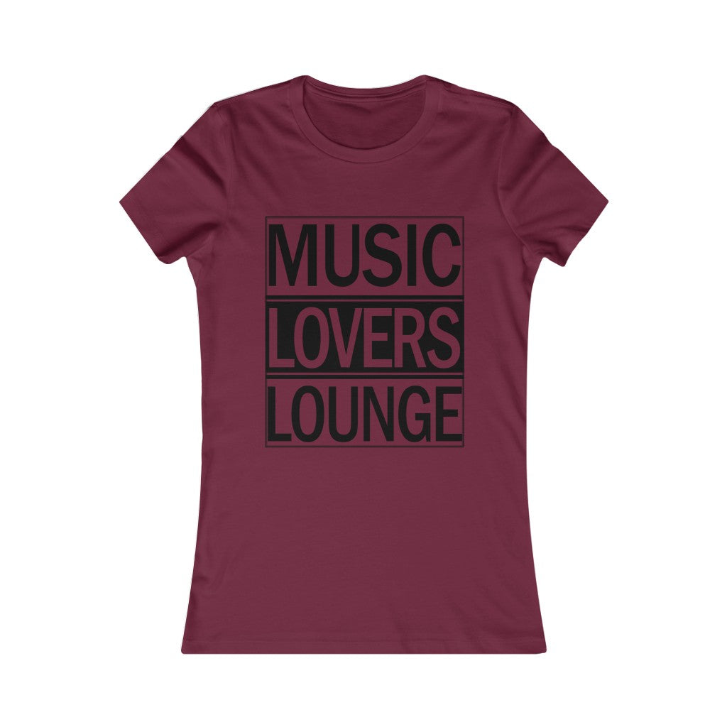 M.L.L.-Women's Favorite Tee- Black Logo