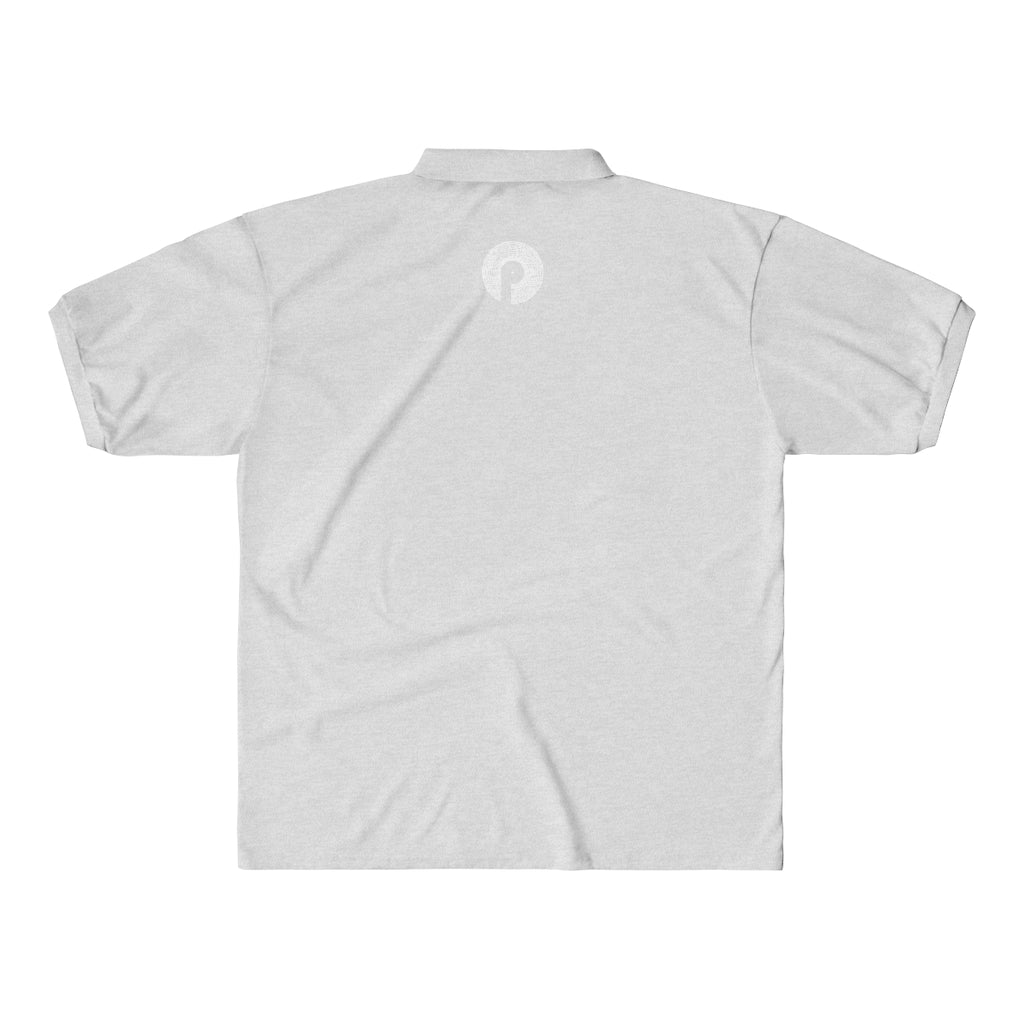 Polaris Men's Polo Shirt- White Logo