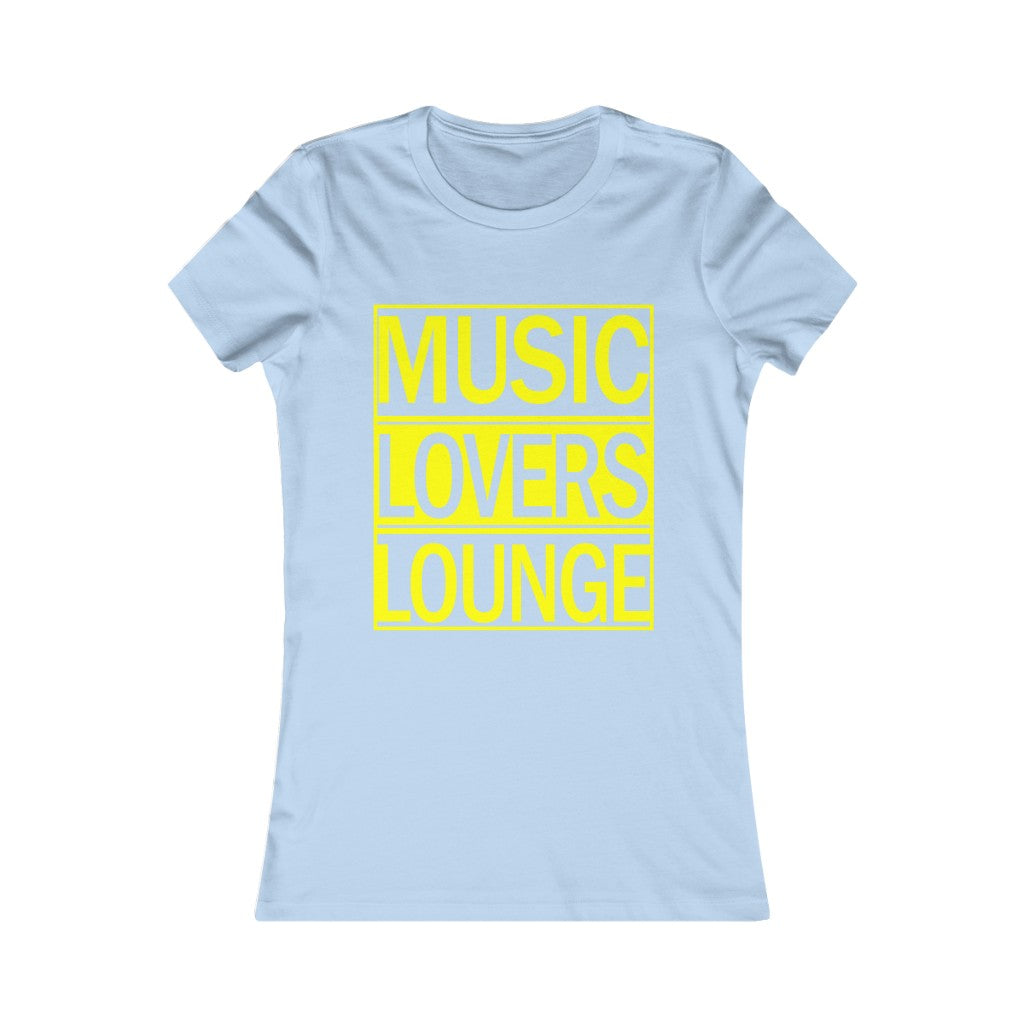 M.L.L.- Women's Favorite Tee- Yellow Logo