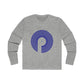 Polaris Men's Long Sleeve Crew Tee - Blue Logo