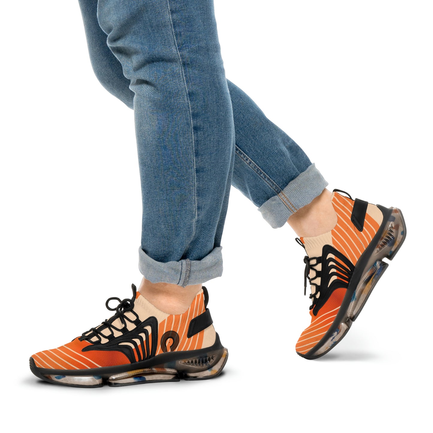 Polaris Sport Sneakers- Orange/Black