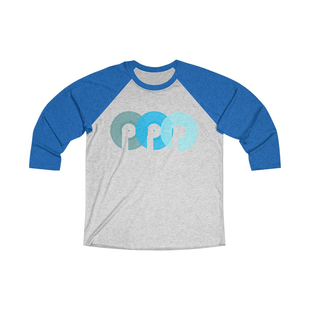 3 P'S Unisex Tri-Blend 3/4 Raglan Tee