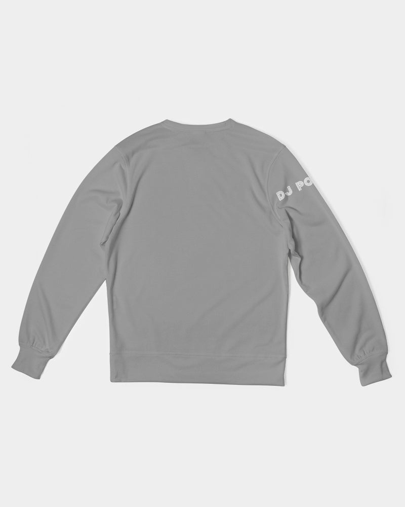 Men's Classic French Terry Crewneck Pullover-Grey