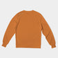 3P'S Men's Classic French Terry Crewneck Pullover-Orange Chocolate