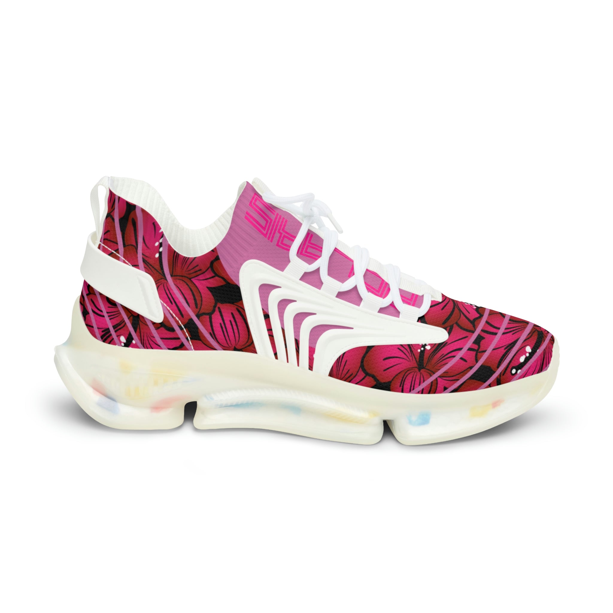 Polaris Sport Sneakers- Pink Flowers