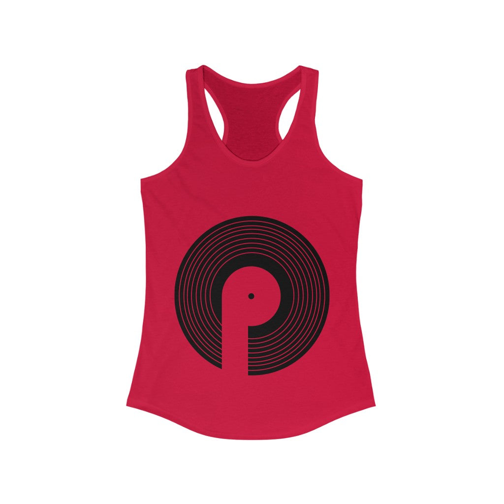 Polaris Women's Ideal Racerback Tank- Black Logo