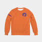 Men's Classic French Terry Crewneck Pullover-Orange