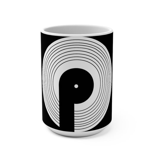 Polaris Mug 15oz - Black/White