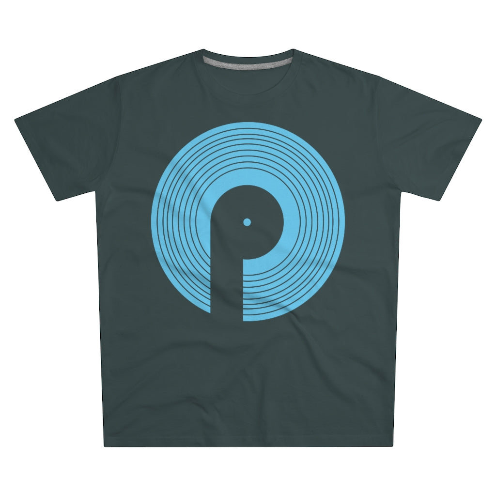 Polaris Men's Modern-fit Tee- Light Blue Logo