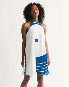 Polaris Women's Halter Dress - Double Blue