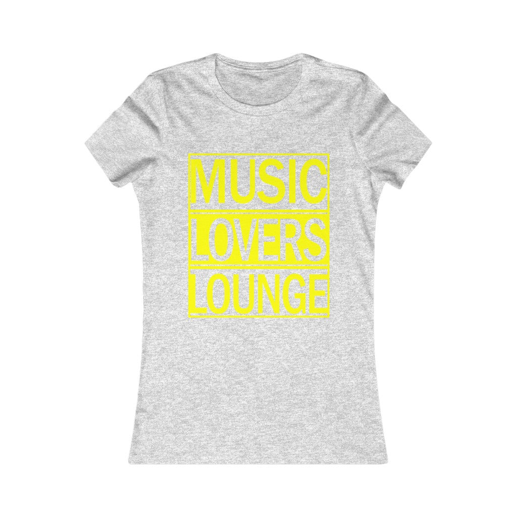 M.L.L.- Women's Favorite Tee- Yellow Logo