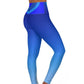 Polaris High Waisted Yoga Leggings-Star Blue