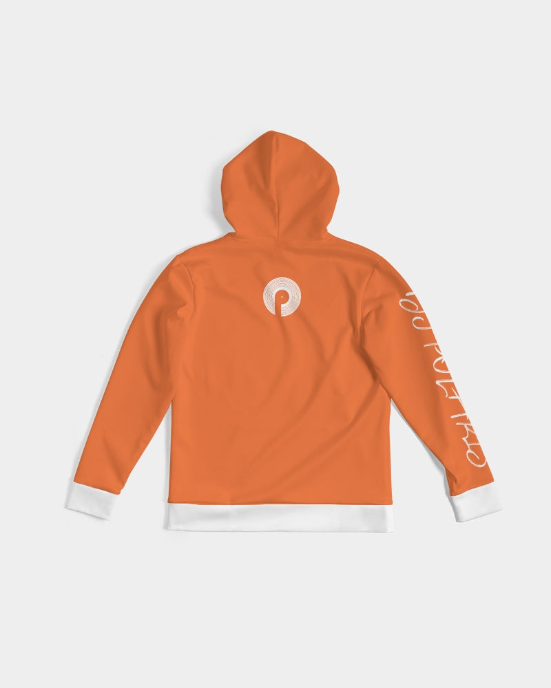 Lux Men's Hoodie- Red Orange