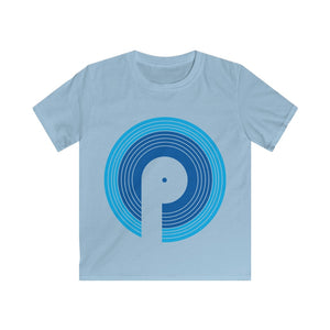Polaris Unisex Kids Softstyle Tee- Double Blue Logo