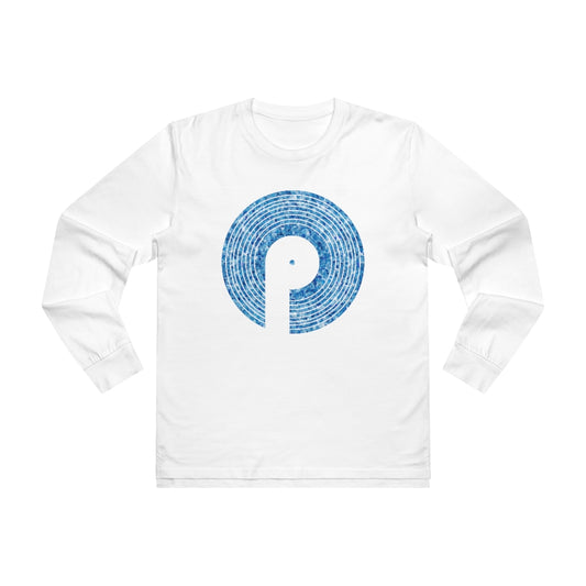 Polaris Men's Premium Long Sleeve Tee- Mosaic Blue