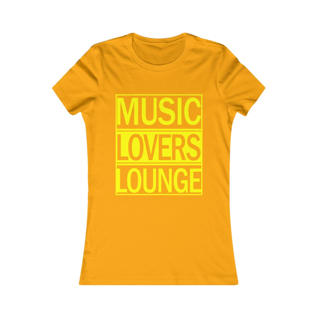 M.L.L.- Women's Favorite Tee- Yellow Logo