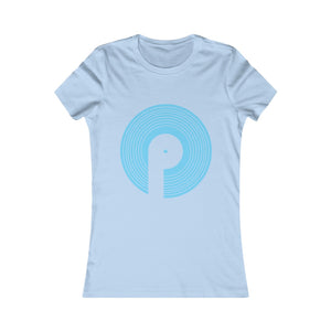 Polaris Women's Favorite Tee- Light Blue Logo