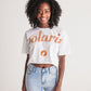 Polaris Women's Lounge Cropped Tee- Orange Gradient