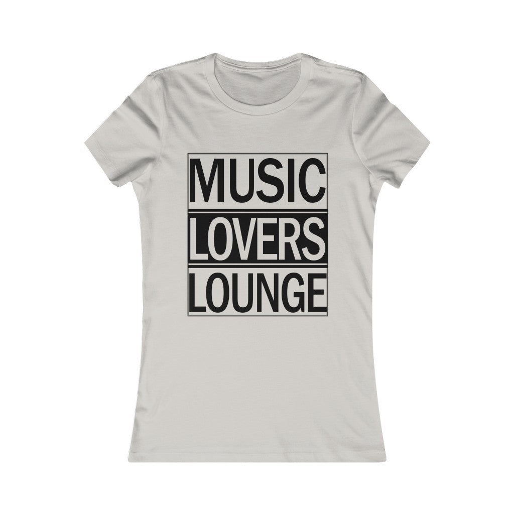 M.L.L.-Women's Favorite Tee- Black Logo