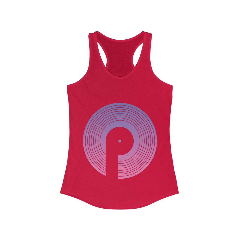 Polaris Women's Ideal Racerback Tank- Gradient Logo