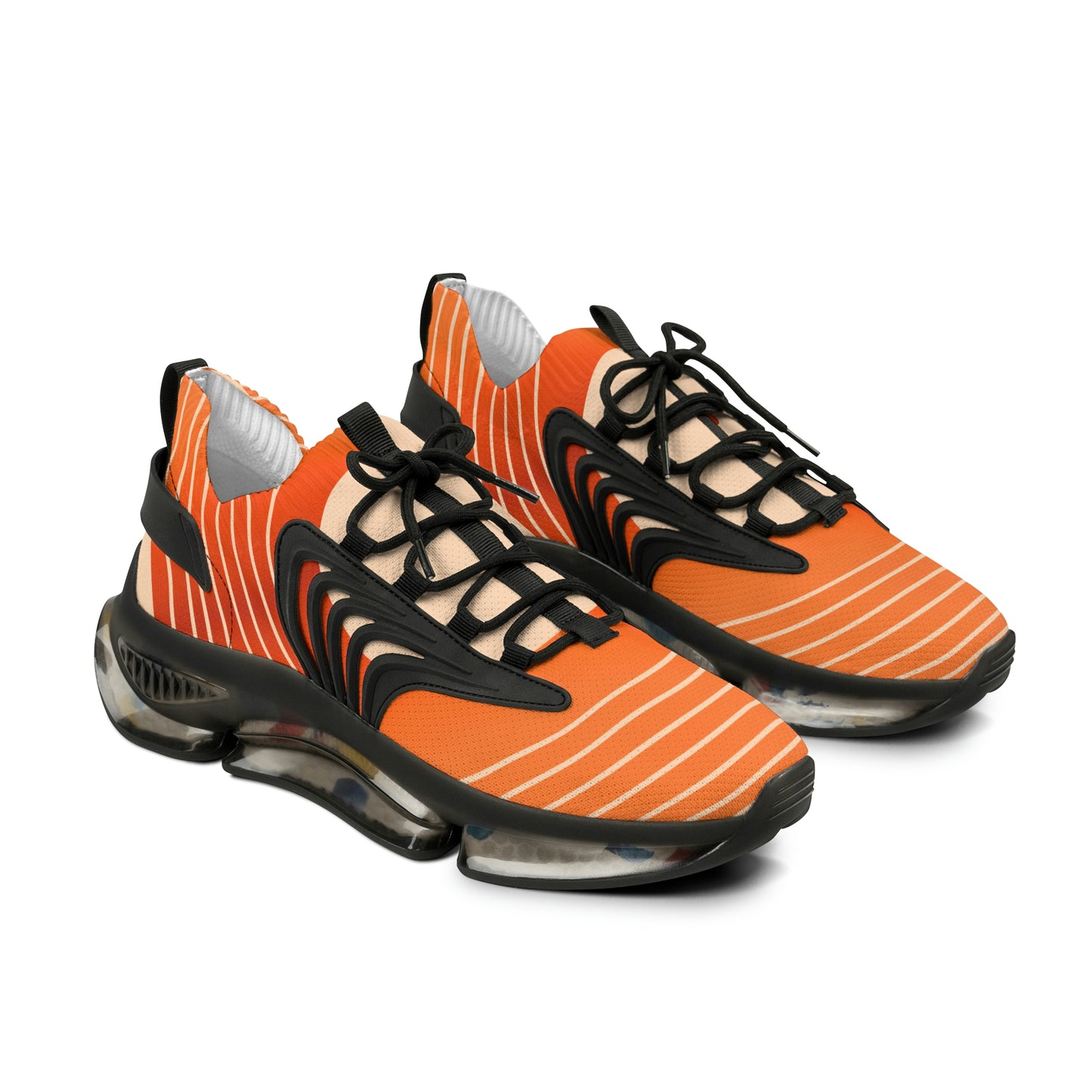 Polaris Sport Sneakers- Orange/Black