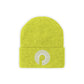 Polaris Knit Beanie- White Logo