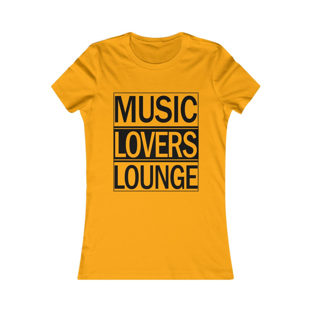 M.L.L.-Women's Favorite Tee- Black Logo