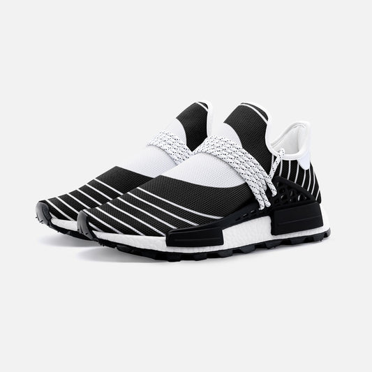 Deluxe Polaris Sneakers- Black to White