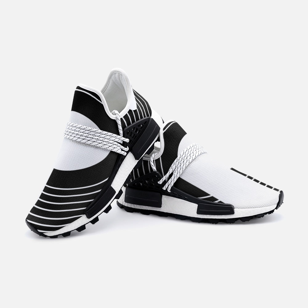 Deluxe Polaris Sneakers- Black to White