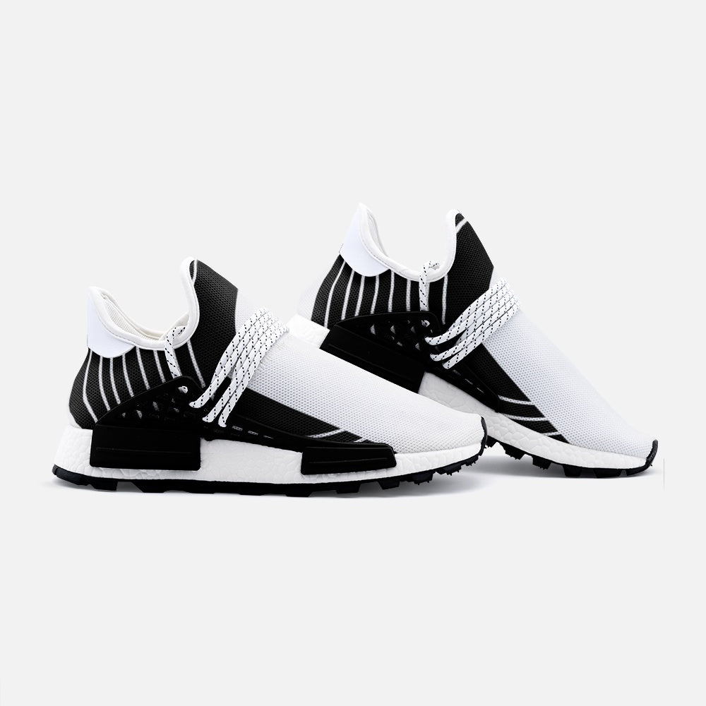 Deluxe Polaris Sneakers- Black to White